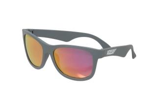 BABIATORS Okulary przeciwsłoneczne 6+ Navigator - Galactic Gray - Pink Lenses