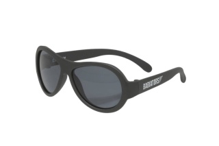 BABIATORS Okulary przeciwsłoneczne dla dzieci 3-5 lat Aviator Black Ops Black