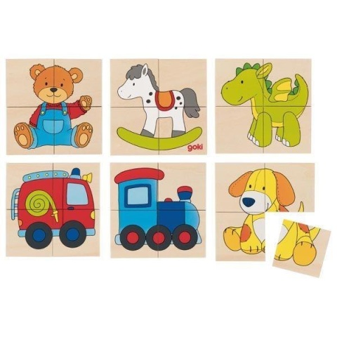 Puzzle GOKI karemo 6 motywów