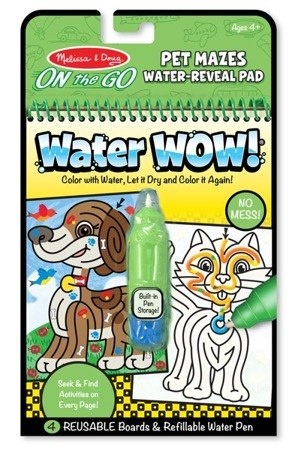 MELISSA&DOUG Malowanka wodna Kolorowanka Labirynty WaterWOW