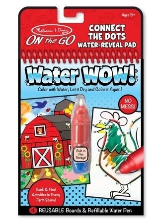 MELISSA&DOUG Malowanka wodna Kolorowanka Połącz kropki WaterWOW