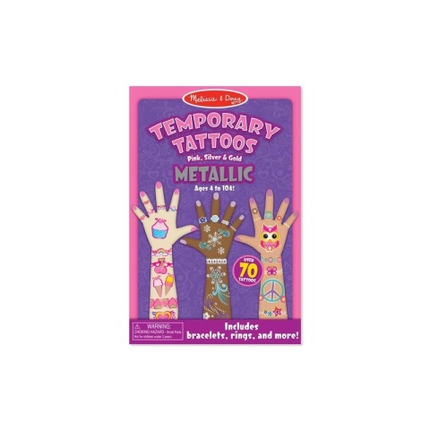 MELISSA&DOUG Tatuaże metaliczne 74 szt