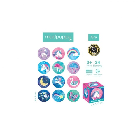 manustore.pl MUDPUPPY Gra Mini Memory Magiczne jednorożce
