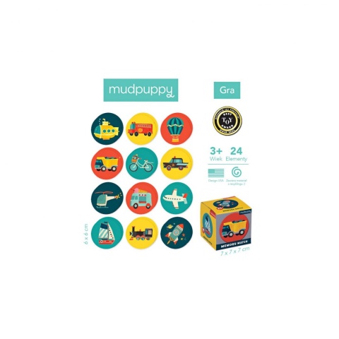 manustore.pl MUDPUPPY Gra Mini Memory Środki transportu