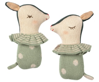 Maileg Grzechotka - Bambi rattle - Dusty mint