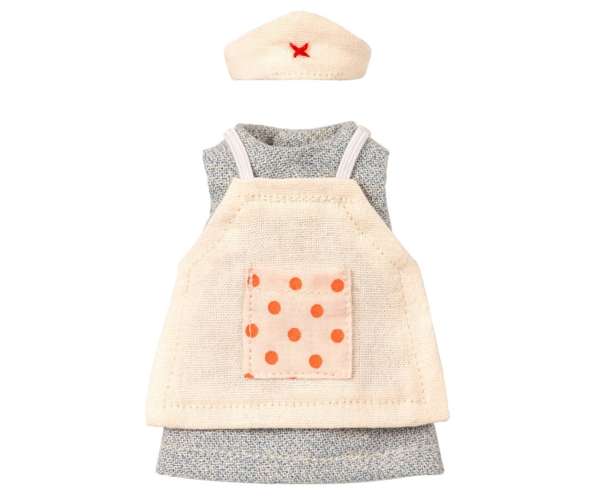 Maileg Ubranko Mama Myszka Pielęgniarka - Nurse clothes for mouse Maileg Ubranko Mama Myszka Pielęgniarka - Nurse clothes for mouse