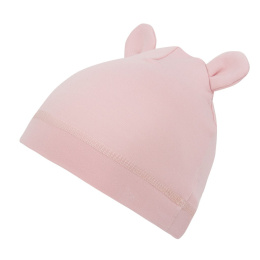 Samiboo Bambusowa czapeczka dla niemowlaka różowa 3-6 miesięcy