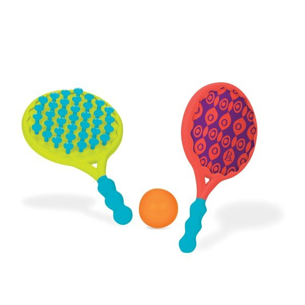 B.Toys Paddle Popper – dwustronne rakietki z piłeczką B.Toys Paddle Popper – dwustronne rakietki z piłeczką