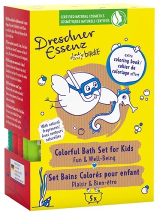 DRESDNER ESSENZ ZESTAW KĄPIELOWY 5x KOLOROWA SÓL ZESTAW BAW SIĘ DOBRZE!