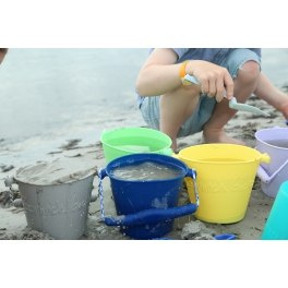 FUNKIT WORLD Składane wiaderko do wody i piasku Scrunch Bucket - Rust