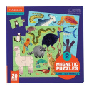 MUDPUPPY Puzzle magnetyczne Zwierzęta lądowe i wodne 4+ MUDPUPPY Puzzle magnetyczne Zwierzęta lądowe i wodne 4+