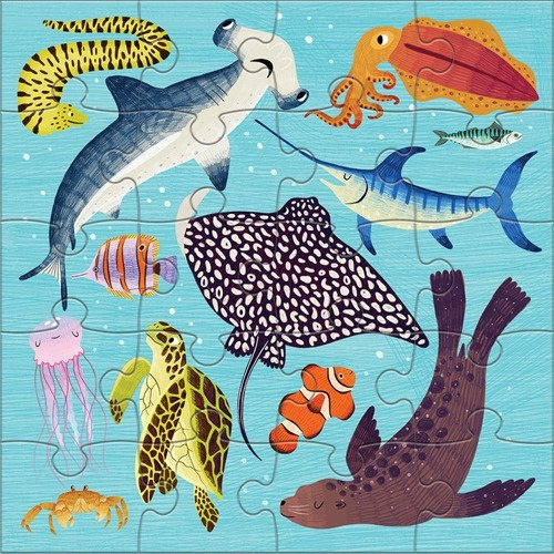 MUDPUPPY Puzzle magnetyczne Zwierzęta lądowe i wodne 4+ MUDPUPPY Puzzle magnetyczne Zwierzęta lądowe i wodne 4+