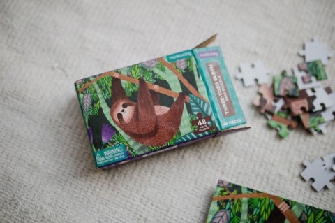Mudpuppy Puzzle mini Leniwiec trójpalczasty 48 elementów 4+