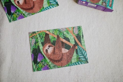 Mudpuppy Puzzle mini Leniwiec trójpalczasty 48 elementów 4+