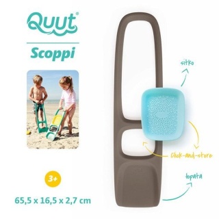 QUUT Łopatka z sitkiem Scoppi Bungee Grey