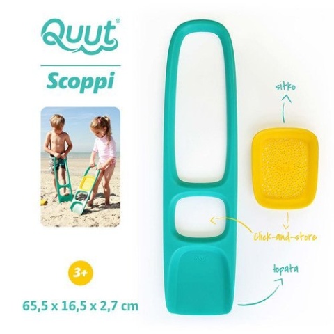 QUUT Łopatka z sitkiem Scoppi Lagoon Green