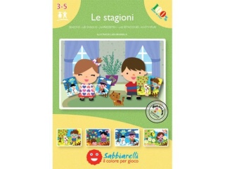 Album do kolorowania magicznym piaskiem Pory roku Sabbiarelli