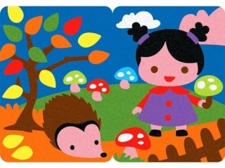 Album do kolorowania magicznym piaskiem Pory roku Sabbiarelli