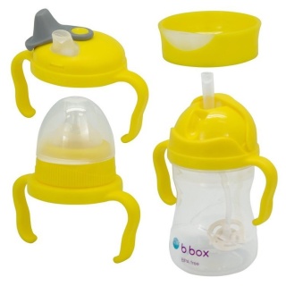 B.BOX Kubek 4w1 zestaw 240 ml, cytrynowy