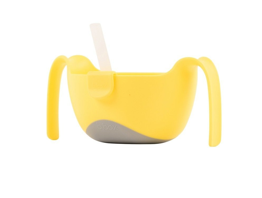B.BOX Miseczka ze słomką (12m+) lemon sherbet B.BOX Miseczka ze słomką (12m+) lemon sherbet