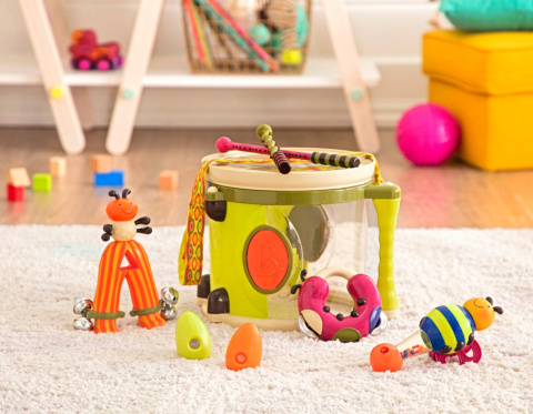 B.Toys Parum Pum Pum – bębenek z instrumentami B.Toys Parum Pum Pum – bębenek z instrumentami