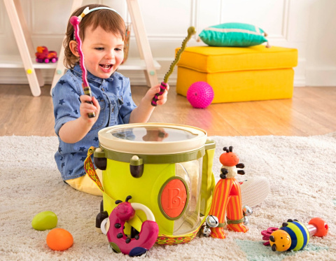 B.Toys Parum Pum Pum – bębenek z instrumentami B.Toys Parum Pum Pum – bębenek z instrumentami
