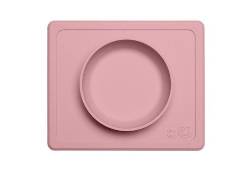EZPZ Silikonowa miseczka z podkładką 2w1 Mini Bowl pastelowy róż EZPZ Silikonowa miseczka z podkładką 2w1 Mini Bowl pastelowy róż