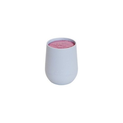 EZPZ Silikonowy kubeczek Mini Cup 120 ml pastelowa szarość