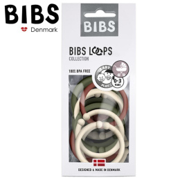 BIBS Loops - Sand / Green Hunter / Rust 12 Pack