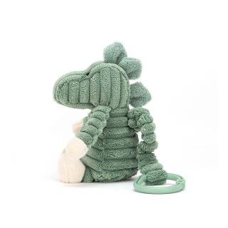 JellyCat - Cordy Roy Dinozaur Drgająca Zawieszka 16cm