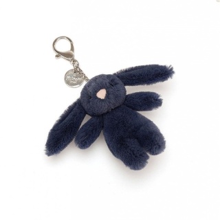 JellyCat - Królik Breloczek Navy 8cm