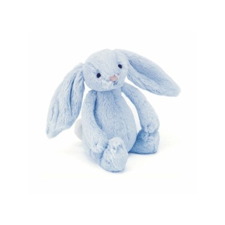 JellyCat - Królik niebieski grzechotka 18cm