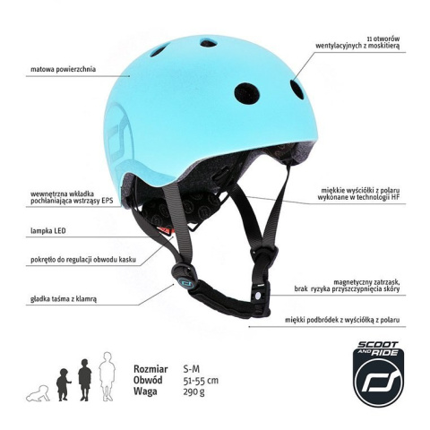 manustore.pl SCOOTANDRIDE Kask S-M dla dzieci 3+ Blueberry kolekcja Icecream 2020 manustore.pl SCOOTANDRIDE Kask S-M dla dzieci 3+ Blueberry kolekcja Icecream 2020