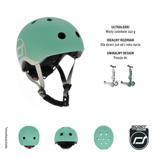 Kask dla dzieci Scootandride XXS-S Forest