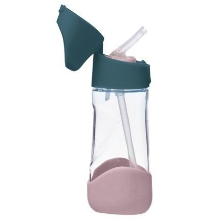 Bidon tritanowy ze słomką 450ml, Indigo Rose B.Box Bidon tritanowy ze słomką 450ml, Indigo Rose B.Box