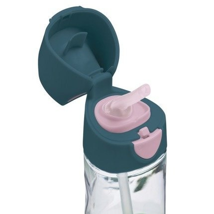Bidon tritanowy ze słomką 450ml, Indigo Rose B.Box Bidon tritanowy ze słomką 450ml, Indigo Rose B.Box