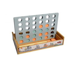 ADAM TOYS Gra logiczna 4 w rzędzie