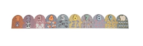 ADAM TOYS Puzzle do nauki liczenia 1-10