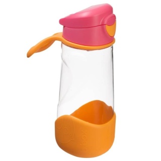 B.BOX Sportowa butelka tritanowa bidon 450 ml, Strawberry Shake