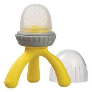 B.Box Gryzak silikonowy do podawania pokarmów, Lemon Sherbet