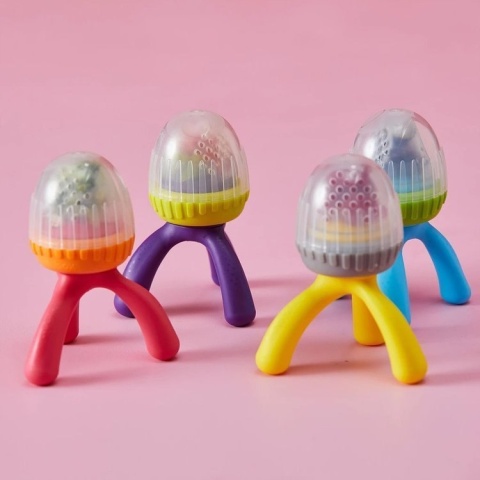 manustore.pl B.Box Gryzak silikonowy do podawania pokarmów, Strawberry Shake