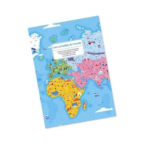 Janod Puzzle edukacyjne z figurkami 3D Cuda świata 350 elementów 7 + Janod Puzzle edukacyjne z figurkami 3D Cuda świata 350 elementów 7 +