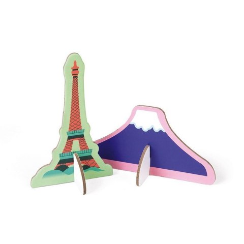 Janod Puzzle edukacyjne z figurkami 3D Cuda świata 350 elementów 7 + Janod Puzzle edukacyjne z figurkami 3D Cuda świata 350 elementów 7 +