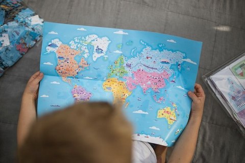 Janod Puzzle edukacyjne z figurkami 3D Cuda świata 350 elementów 7 + Janod Puzzle edukacyjne z figurkami 3D Cuda świata 350 elementów 7 +