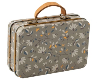 Maileg Pudełeczko - Suitcase, metal - Merle dark