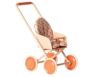 Maileg Wózek spacerowy - Wózek - Stroller, Micro - Soft coral