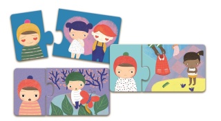 DJECO Puzzle duo Emocje
