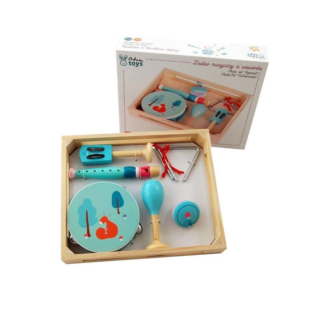 ADAM TOYS Zestaw muzyczny z wiewiórką ADAM TOYS Zestaw muzyczny z wiewiórką