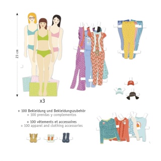 DJECO Zestaw artystyczny PRZEBIERALNIA 7-13 lat