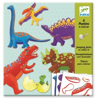 DJECO Zestaw ruchome postacie DINOZAURY 6-9 lat